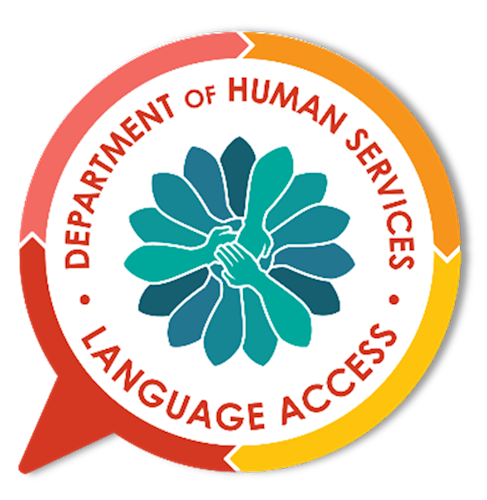 Dane County Human Services language access logo. 