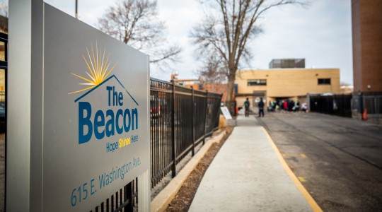 The Beacon Day Resource Center for those who are homeless.